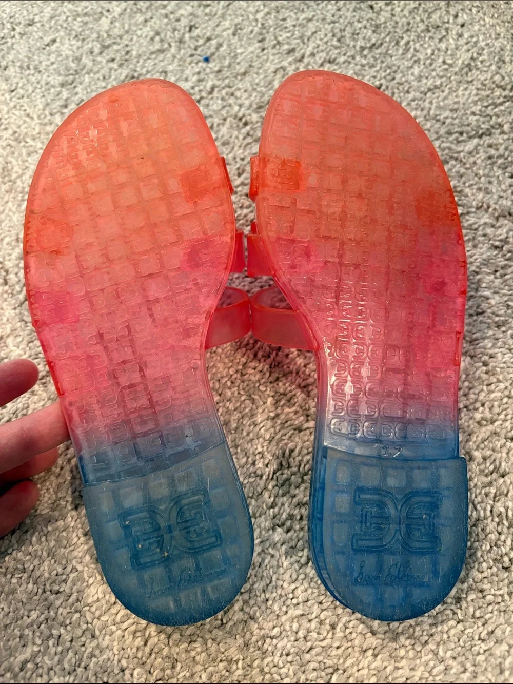 Sam Edelman girls Jelly Slide Sandals 12